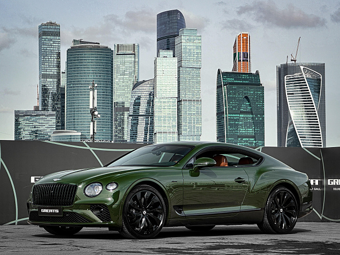 Bentley Continental GT Azure 4.0 (550 л.с.) Зеленый, 2024
