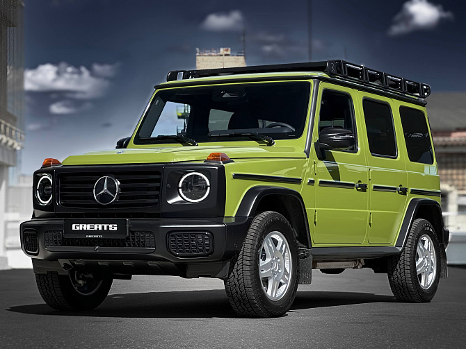 Mercedes-Benz G500 1 of 460 3.0 (449 л.с.) Зелёная агава, 2025