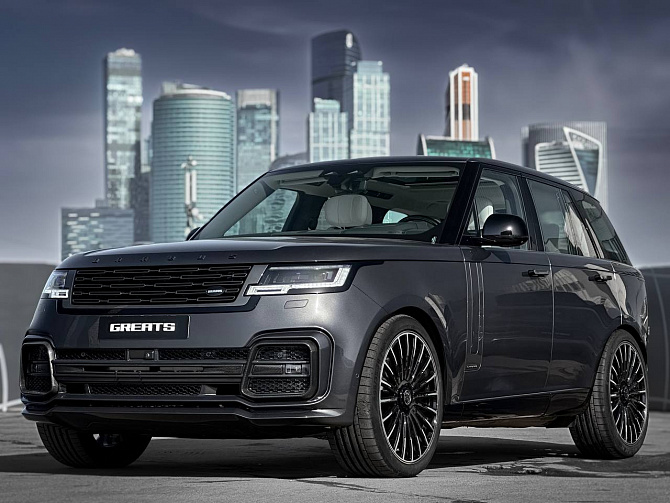 Land Rover Range Rover Autobiography Brabus 4.4 (530 л.с.) Темно-серый (Storm Grey), 2025