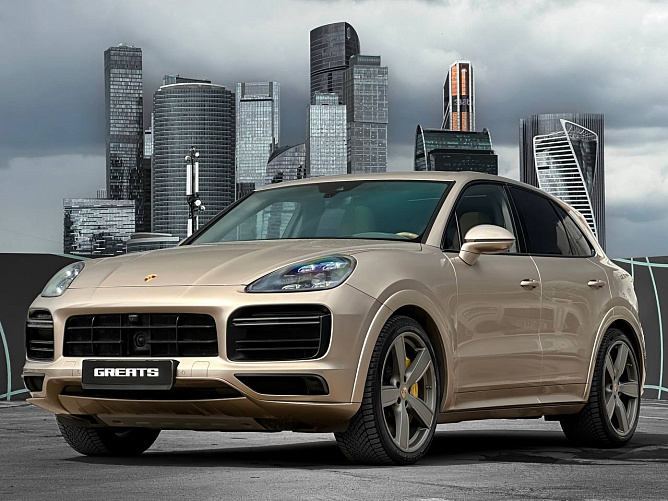 Porsche Cayenne Turbo 4.0 (550 л.с.) Коричнево-золотистый, 2018