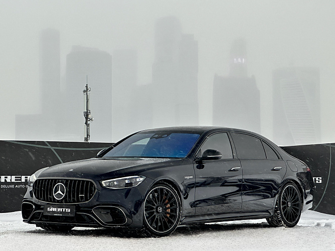 Mercedes-Benz S63 AMG 4.0 (802 л.с.) Мореходный синий, 2023