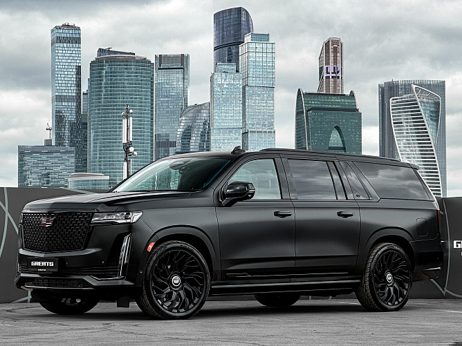 Cadillac Escalade ESV Premium Luxury 6.2 (416 л.с.) Черный матовый, 2022
