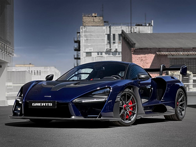McLaren Senna 4.0 (800 л.с.) Синий, 2019