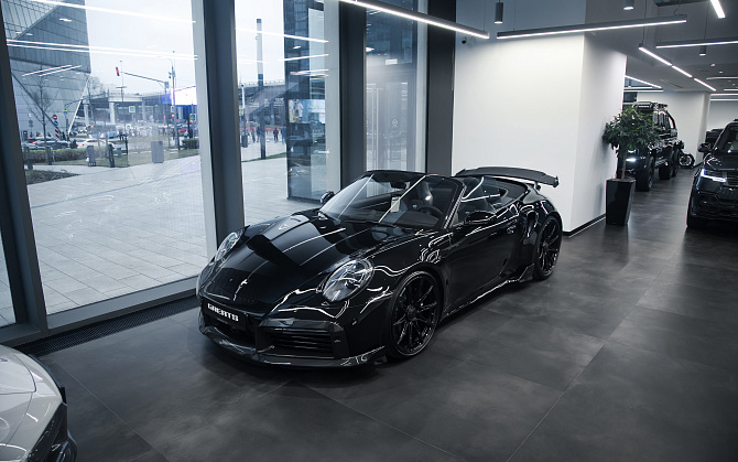 Porsche 911 Turbo S Brabus 900 Superblack 3.8 (900 л.с.) Черный, 2024