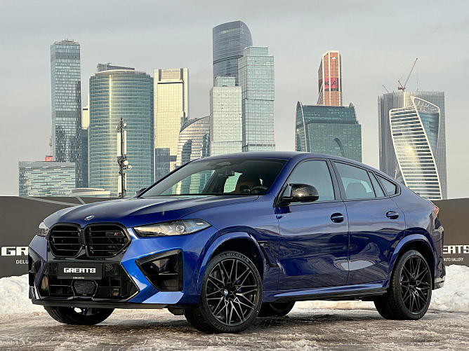 BMW X6M Competition FL 4.4 (625 л.с.) Синий, 2023