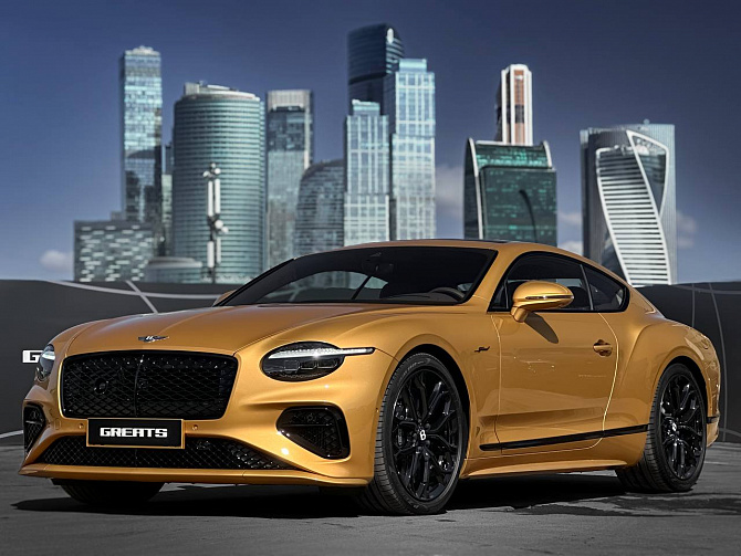 Bentley Continental GT Speed FL 4.0 (782 л.с.) Золотой, 2025