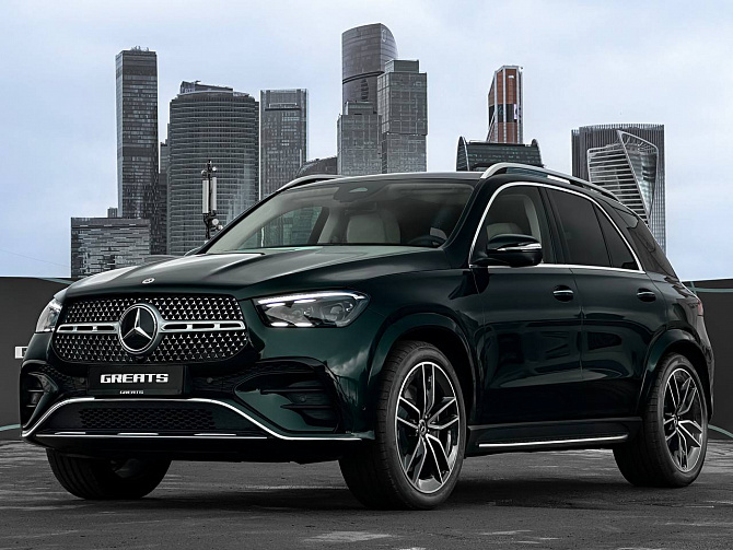 Mercedes-Benz GLE 450d FL 3.0 (367 л.с.) Темно-зеленый, 2024