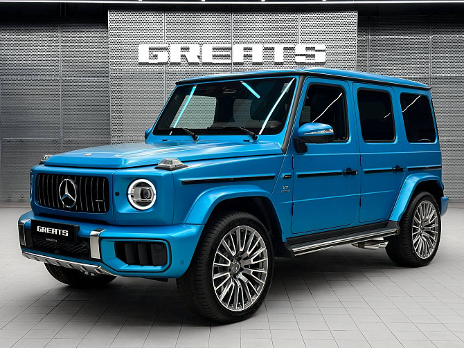Mercedes-Benz G63 AMG FL 4.0 (585 л.с.) Ярко-синий матовый, 2026