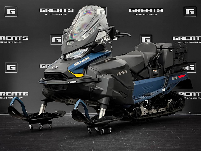 BRP Ski-Doo Skandic 900 Ace 0.9 (95 л.с.) Черный/синий, 2024