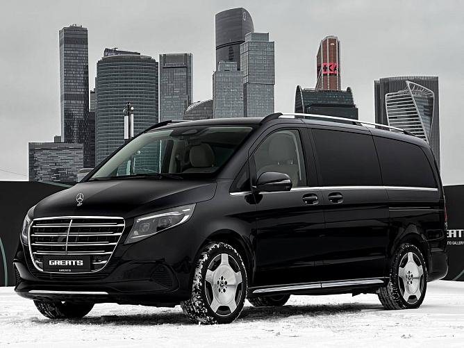Mercedes-Benz V 300d L FL 2.0 (237 л.с.) Черный, 2024