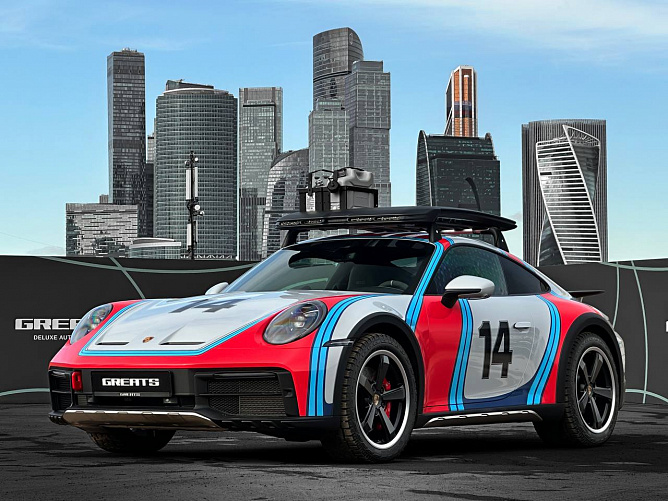 Porsche 911 Dakar 3.0 (480 л.с.) Белый/синий/красный, 2023