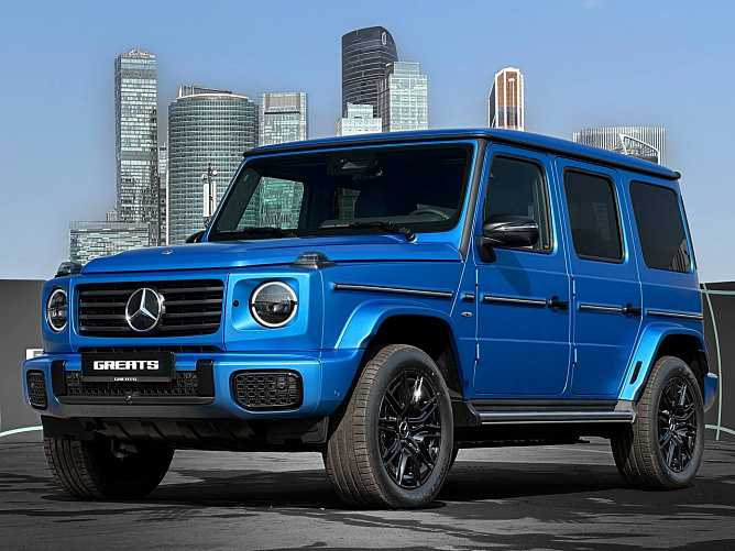 Mercedes-Benz G580 EQ FL 0.0 (587 л.с.) Синий матовый, 2024