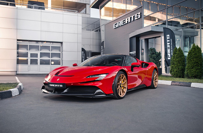 Ferrari SF90 Stradale Novitec 4.0 (1000 л.с.) Красный, 2022