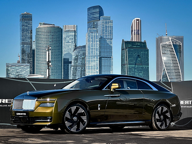 Rolls-Royce Spectre 0.0 (585 л.с.) Горчичный/черный, 2024
