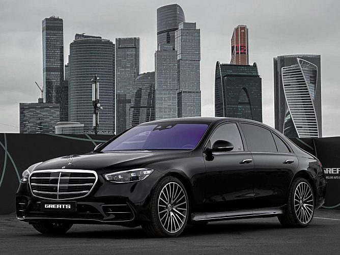 Mercedes-Benz S450d 3.0 (367 л.с.) Черный, 2024