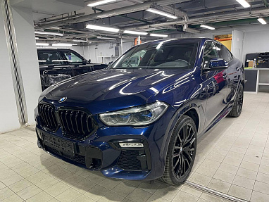 BMW X6 M50d 3.0 (400 л.с.) Синий, 2020