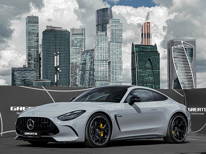 Mercedes-Benz AMG GT 4.0 (585 л.с.) Альпийский серый, 2024