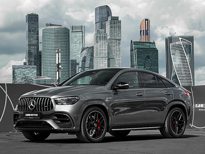 Mercedes-Benz GLE Coupe 63 AMG S FL 4.0 (612 л.с.) Серый селенит, 2024