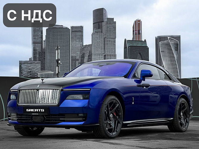 Rolls-Royce Spectre Black Badge 0.0 (659 л.с.) Синий, 2025