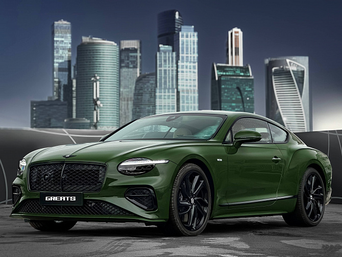 Bentley Continental GT Speed First Edition V8 FL 4.0 (782 л.с.) Зеленый, 2025