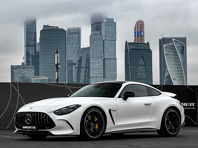 Mercedes-Benz AMG GT 4.0 (585 л.с.) Белый матовый, 2024