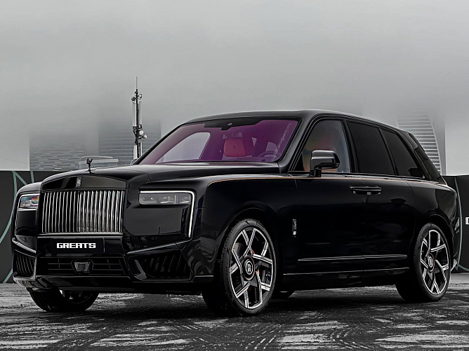 Rolls-Royce Cullinan Black Badge FL 6.75 (600 л.с.) Черный, 2024