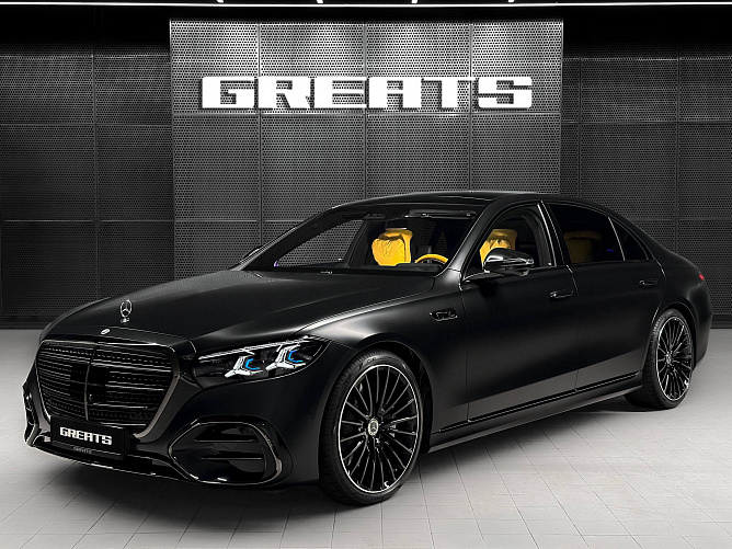 Mercedes-Benz S580 long FL 4.0 (560 л.с.) Черный матовый, 2026