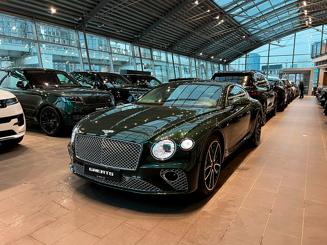 Bentley Continental GT V8 4.0 (550 л.с.) Зеленый, 2022