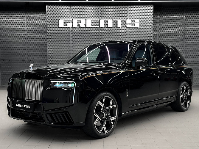 Rolls-Royce Cullinan Silver Badge FL 6.75 (571 л.с.) Черный, 2025