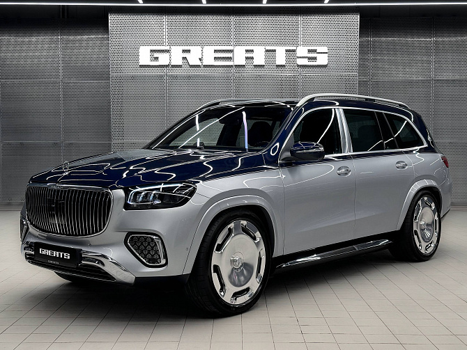 Mercedes-Benz Maybach GLS 600 FL 4.0 (557 л.с.) Синий/серебристый, 2025