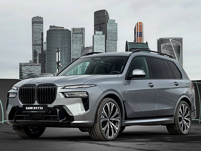 BMW X7 xDrive40d FL 3.0 (340 л.с.) Серый скайскрепе, 2024