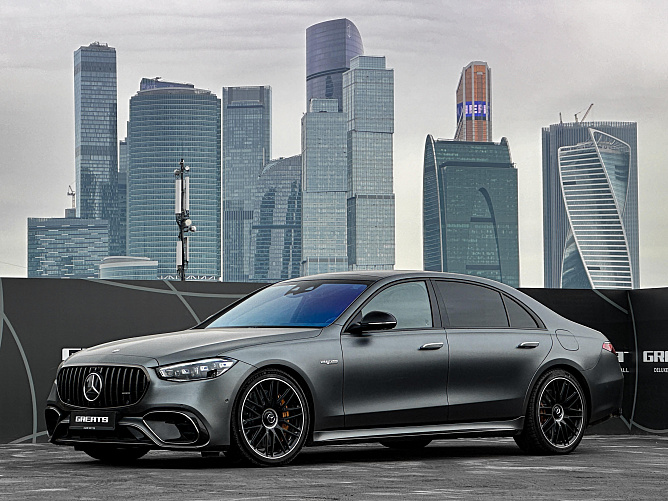 Mercedes-Benz S63 AMG 4.0 (802 л.с.) Серый матовый, 2023