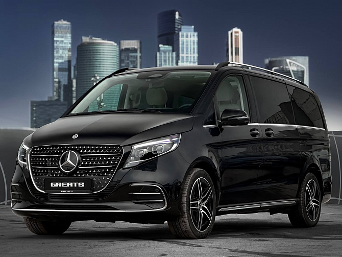 Mercedes-Benz V 300d L FL 2.0 (237 л.с.) Черный, 2025