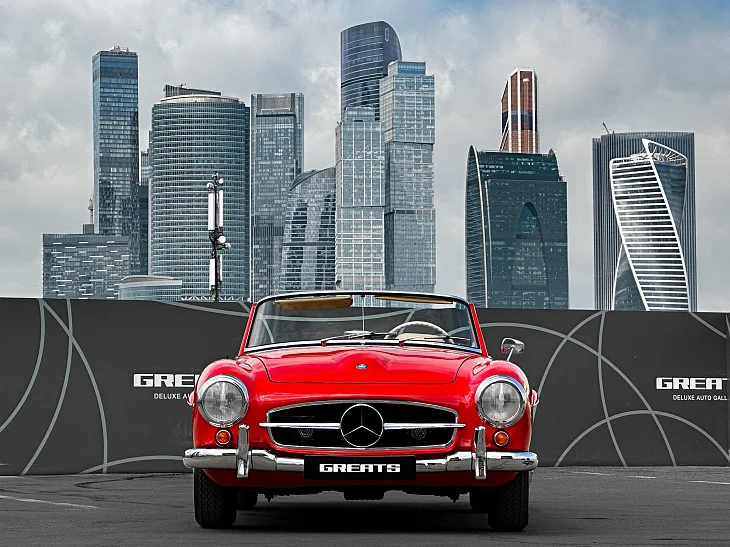Купить Mercedes-Benz 190 SL 1.9 (105 л.с.) Красный, 1956 в Москве